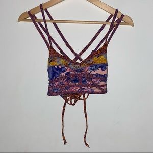 Maaji Reversible Double Strap Bikini Top